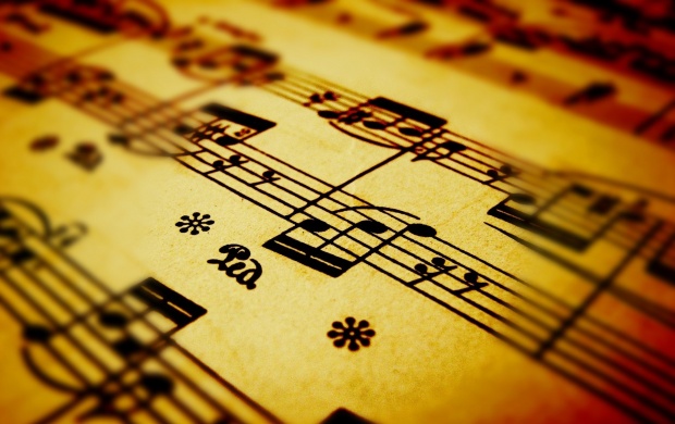 Music Notes Close-Up (click to view)