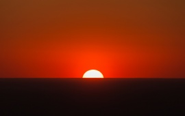 Nature Orange Sky Sunset