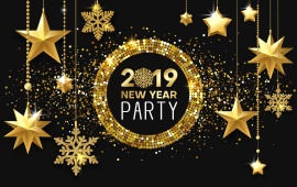 New Year Party Gold 2019