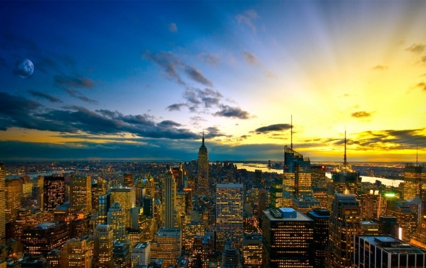 New York Sunset (click to view)