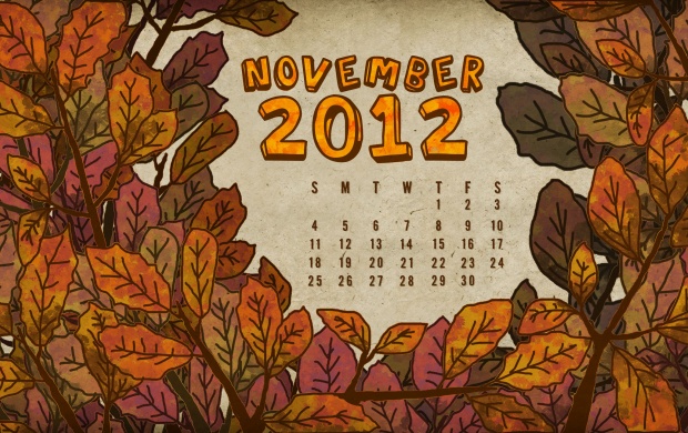 November Months Calendar (click to view)
