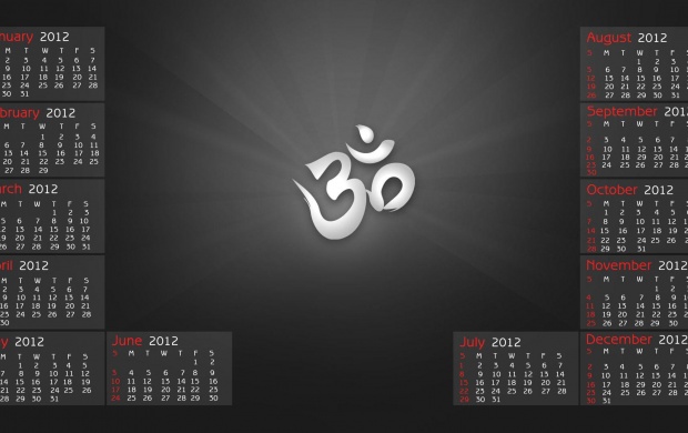 Om 2012 Calendar