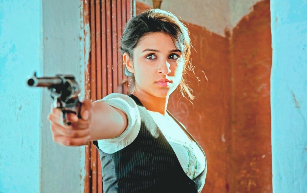 Parineeti Chopra With Gun (click to view)