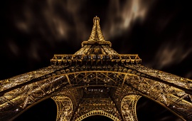 Paris Eiffel Tower Night