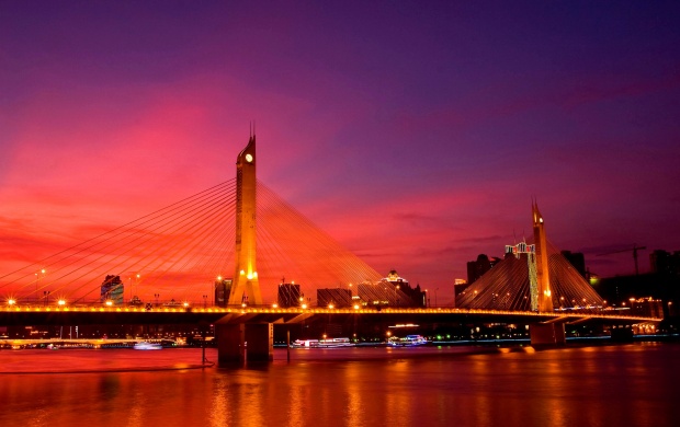 Pearl River Bridge Guangzhou (click to view)