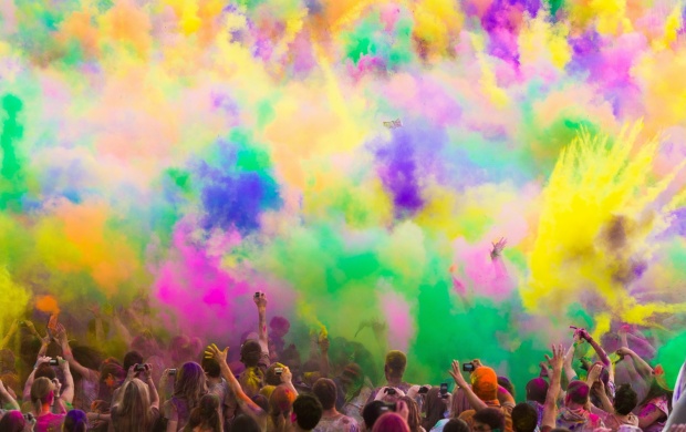 People Celebrate Holi (click to view)