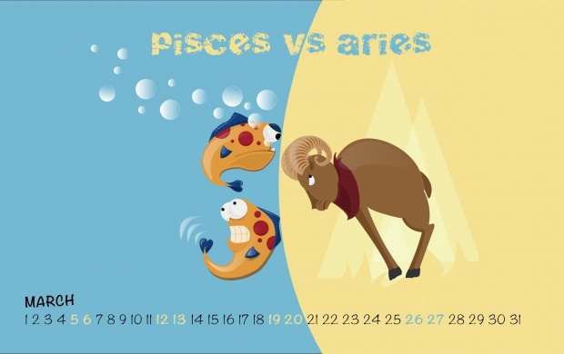 Pisces Versus Aries March 2016