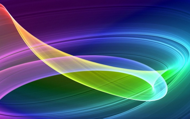 Rainbow Swirl Abstract (click to view)