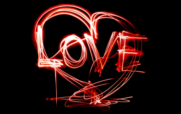Red Brightness Heart Love