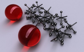 Red Glass Balls