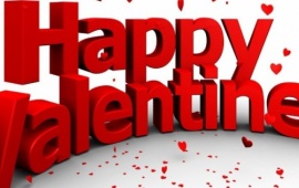 Red Happy Valentines Day