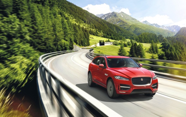 Red Jaguar F-Pace 2017 (click to view)