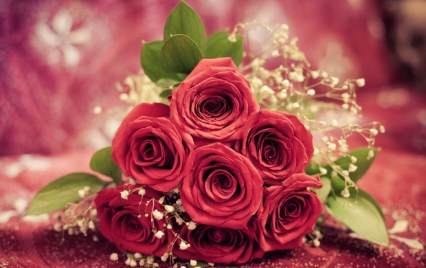 Red Rose Flower Bouquet (click to view)