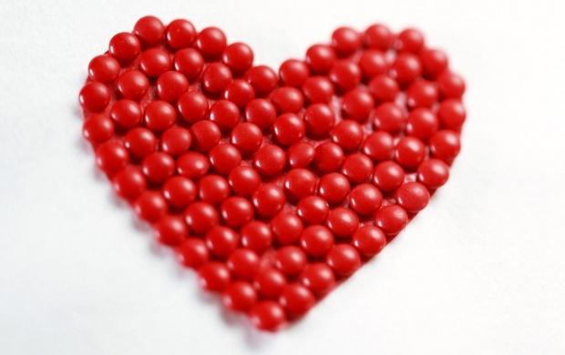Red Sweet Candies Heart