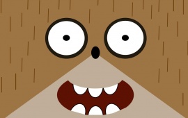 Rigby Face Cartoon