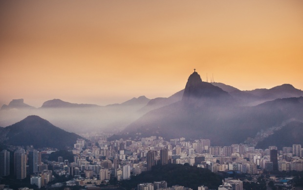 Rio De Janeiro Evening Fog Brazil (click to view)