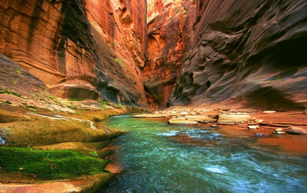 River On The Bottom Of The Canyon (click to view)