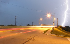Road Sky Lighting