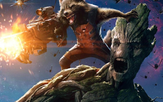 Rocket And Groot Guardians Of The Galaxy 2014 (click to view)