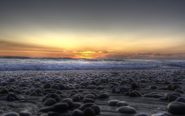Rocky Beach & Sunset (click to view)