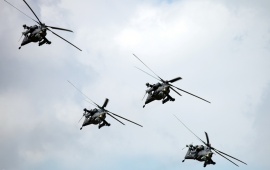 Russian Air Force Mi-28N Helicopters