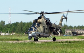 Russian Mi-24 Helicopter