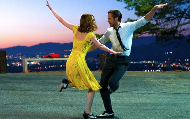 Ryan Gosling And Emma Stone In La La Land 2016