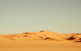 Sand Dunes in Sahara Desert
