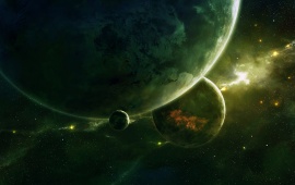Saturn Planet Stars