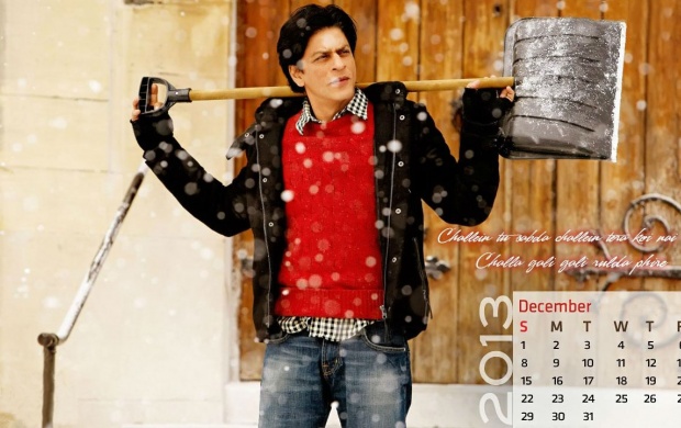 Shahrukh Khan December Calendar (click to view)