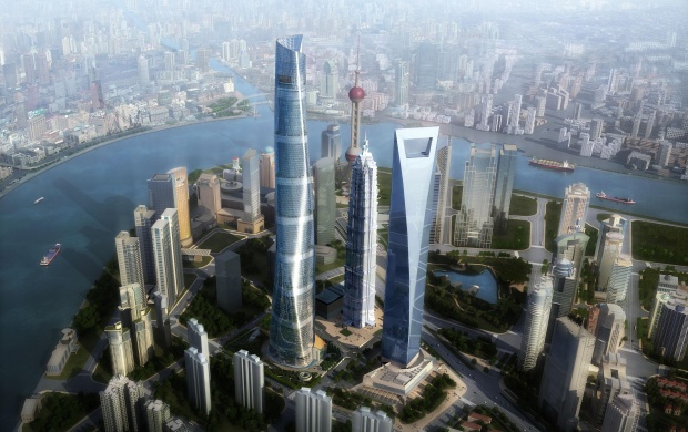 Shanghai Towers (click to view)