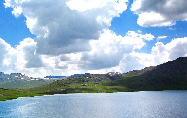 Sheosar Lake in Pakistan