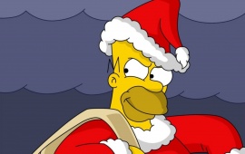 Simpson Santa Claus