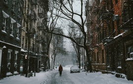 Snowy Day In New York