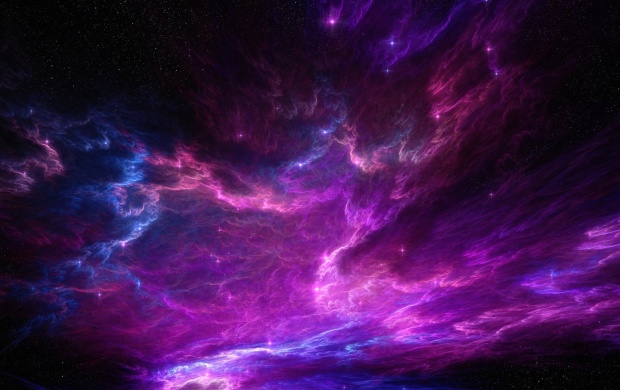 Space Glow Nebula Art (click to view)