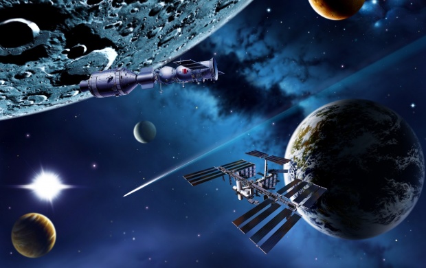 Space Satellite Galaxy wallpapers