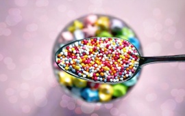 Spoon With Colored Pills