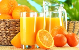 Squeeze Orange Juice Glass