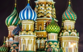 St Basil's Cathedral Moscow Lighting