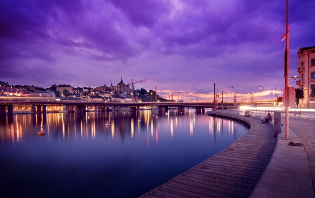 Stockholm Sweden Evening Coast (click to view)
