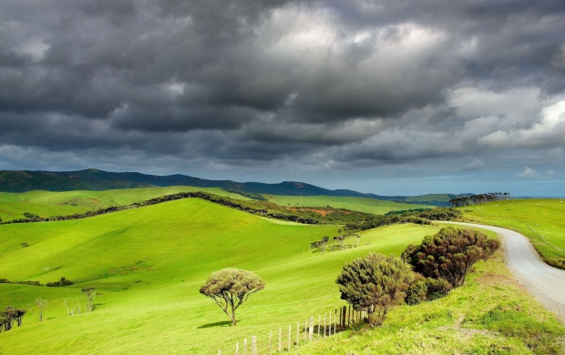 Storm Clouds Over the Hills (click to view)