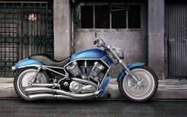 Street Harley Davidson Motorcycle