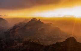 Sunset Above Grand Canyon