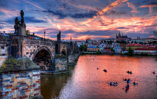 Sunset Prague City (click to view)