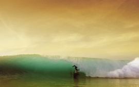Surfer Wave Sky
