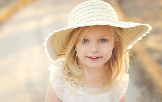 Sweet Girl Yellow Hat (click to view)