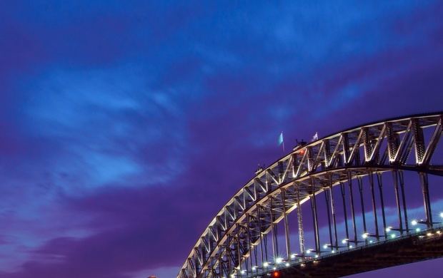 Sydney Harbour Bridge Night (click to view)