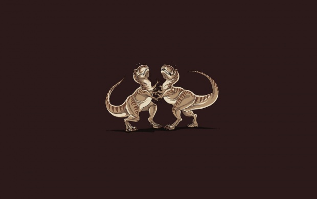 T-Rex Cat Fight (click to view)
