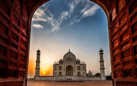 Taj Mahal Agra India Dawn