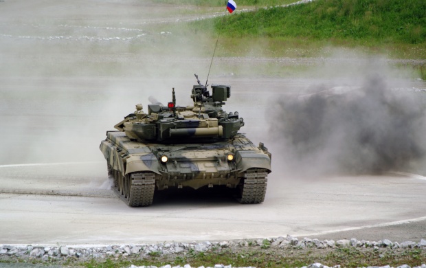Tank T-90 Polygon